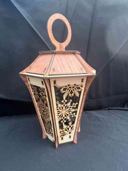 Custom Engraved Wood Lantern - Image 4