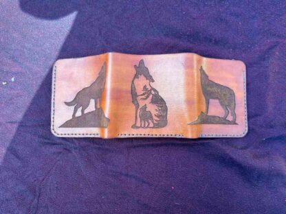 Handcrafted All-Leather Tri-Fold Wallet - Image 3